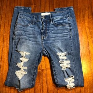PacSun distressed skinny jeggings